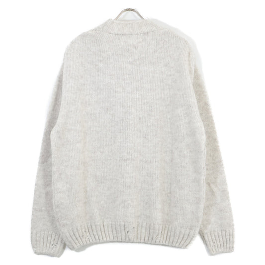 StayHumanOnEarth StayHumanOnEarth white DESTROYED CARDIGAN cardigan tops