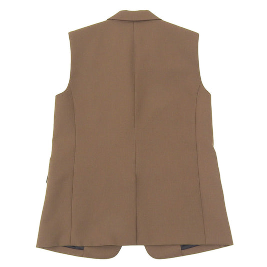 Excellent Condition Wool Hopsack Boxy Vest Brown 2 5104112 25SS Vest 2 Women's