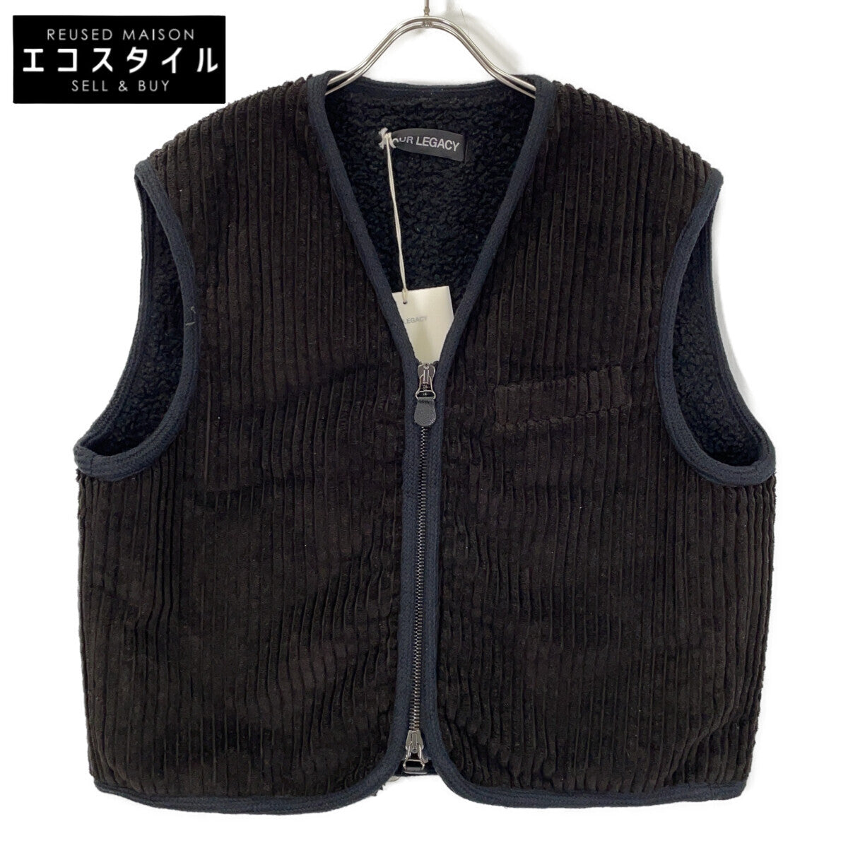 OurLegacy アワーレガシー M4251TP 25AW TOP VEST Profound Brown Mammoth Cord 48 OurLegacy アワーレガシー M4251TP 25AW TOP VEST Profound Brown