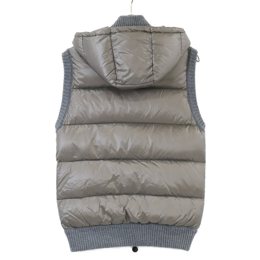 MONCLER モンクレール MAGLIONE TRICOT GILET ニット切替 ダウンベスト ジャケット