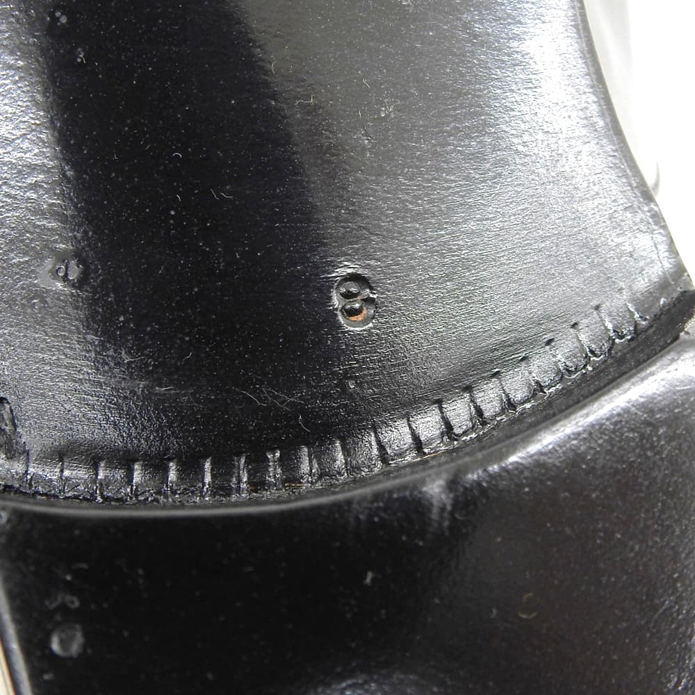 ENZO BONAFE エンツォボナフェ 新品同様 ブラインドフルブローグ シューズ メンズ ブラック 8 シューズ 8