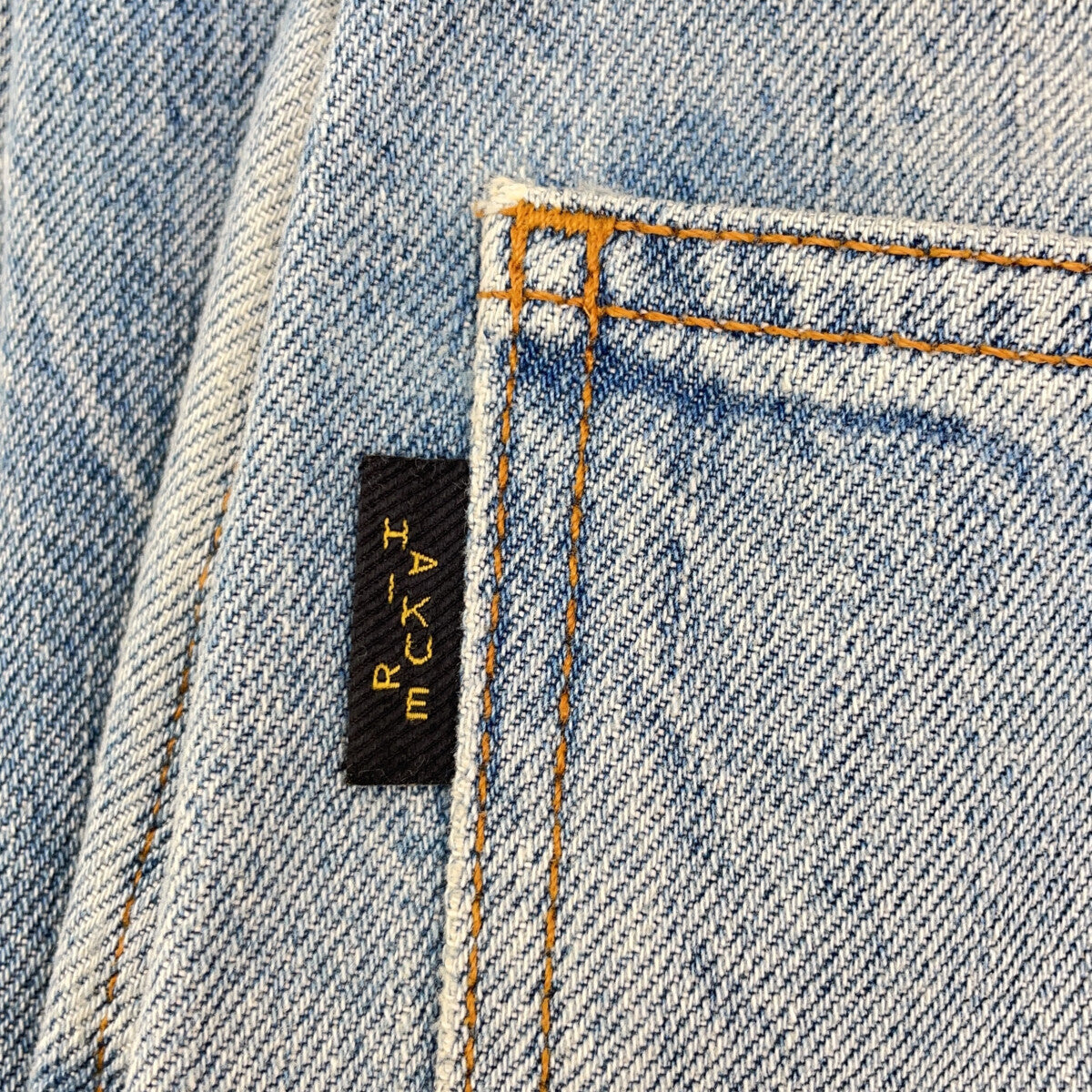 HAIKURE ハイクル ブルー WINONA painter denim ペインターデニムパンツ ボトムス