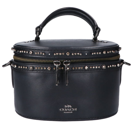 COACH Coach x Selena Gomez 39292 Rhinestone 2WAY Vanity Handbag