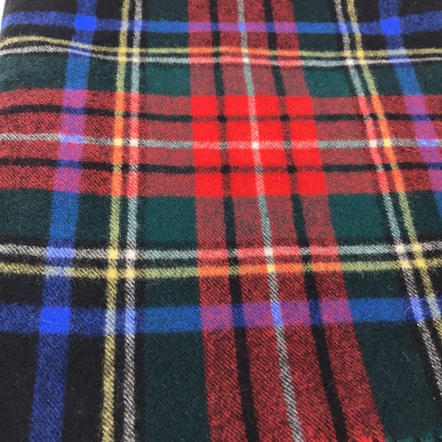 Tartan Check 100% Cashmere Large Stole Scarf for Women