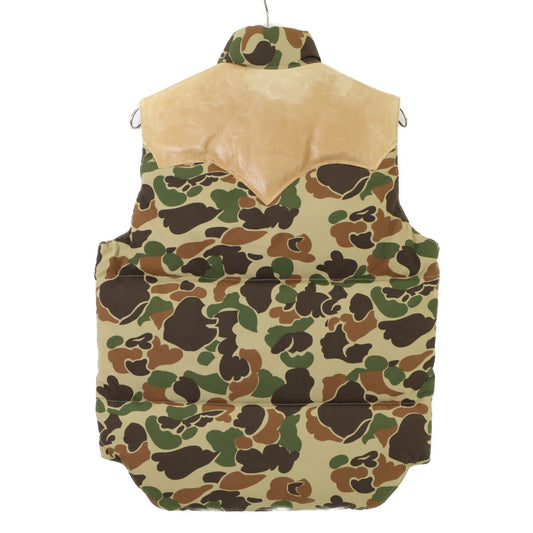 Rocky Mountain Featherbed ロッキーマウンテンフェザーベッド 450-462-53 ブラウン カモフラ 迷彩 ダウンベスト Down Vest ベスト