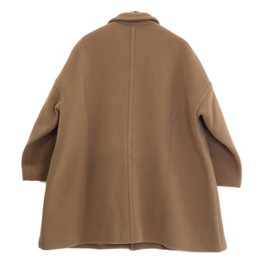 MACPHEE マカフィー 23AW 12-08-24-08301 キャメル パイルメルトン オーバーサイズドコート コート