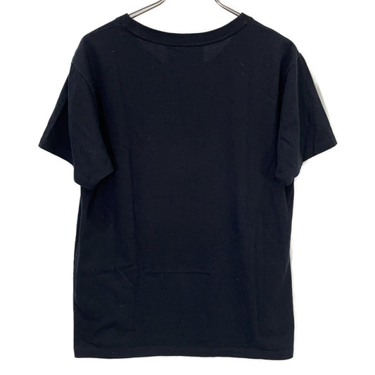 GUCCI グッチ 493117 ブラック コットン ロゴ Tシャツ トップス