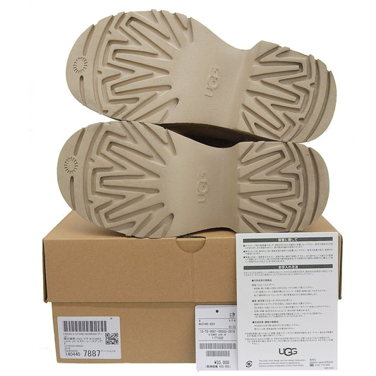 UGG アグ エスミー レース アップ ESMEE LACE UP スエード ブーツ レディース ベージュ 25cm 1171532 シューズ