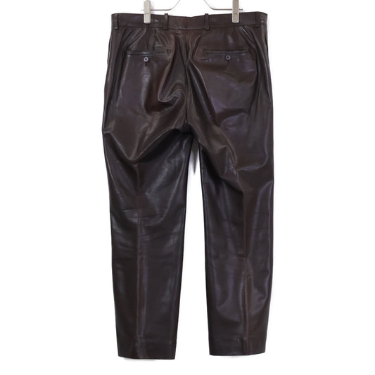 HERMES 【Domestic Authentic】Calf Leather Pants Bottoms