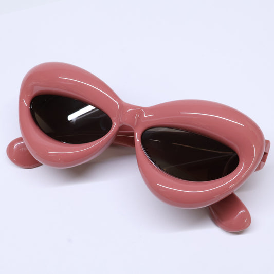 【美品】LW400971 キャットアイ サングラス 55□16 145 レディース