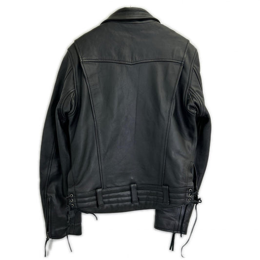 Liugoo Leathers CWP-02 Black Label Cowhide Leather Jacket S Men's