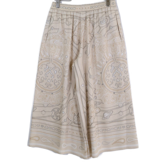 HERMES エルメス 新品同様 国内正規 5H0439DJ 25AW Candy Libris Bandana キャンディー リブリス バンダナ シルク ショートパンツ ボトムス