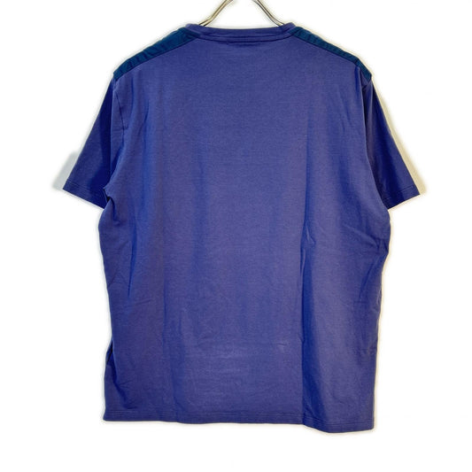 PRADA プラダ SJN250 22SS ネイビー ラバーロゴ ポケット Tシャツ トップス
