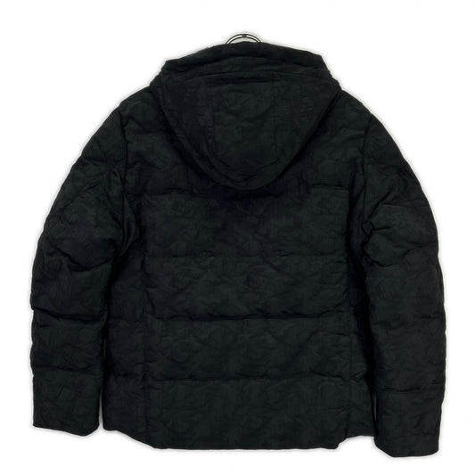 Black Camo Feather Blend Down Jacket 48 Men's