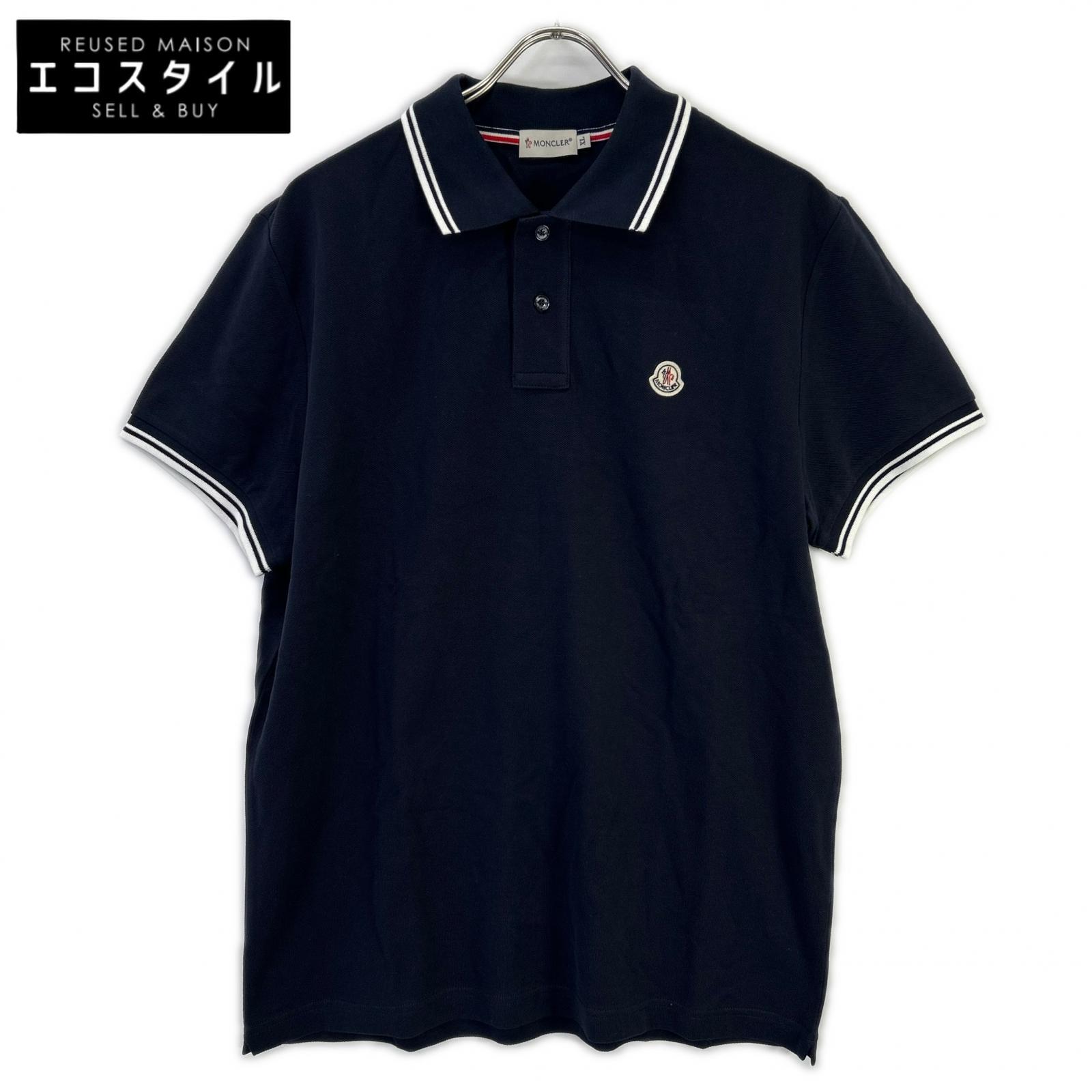 モンクレール　ネイビー　ポロシャツ MONCLER モンクレール ネイビー ポロシャツ トップス – style-eco.shop