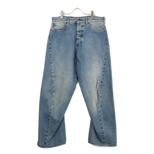 Maison Margiela 马吉拉 1 10【国内正品/24AW】S50LA0234 对角线缝线牛仔裤下装