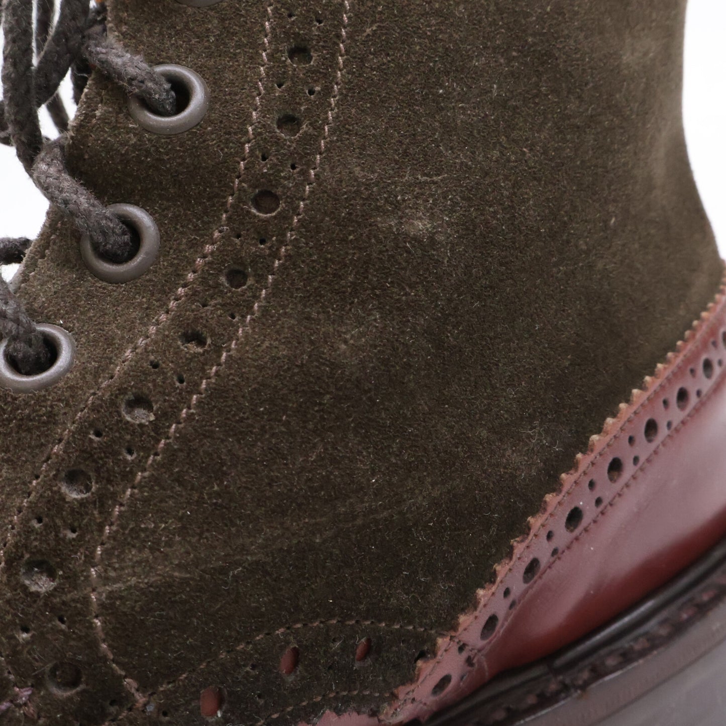 Tricker's トリッカーズ M2508 マルチトーン ウイングチップ ブローグ ブーツ カントリーブーツ シューズ