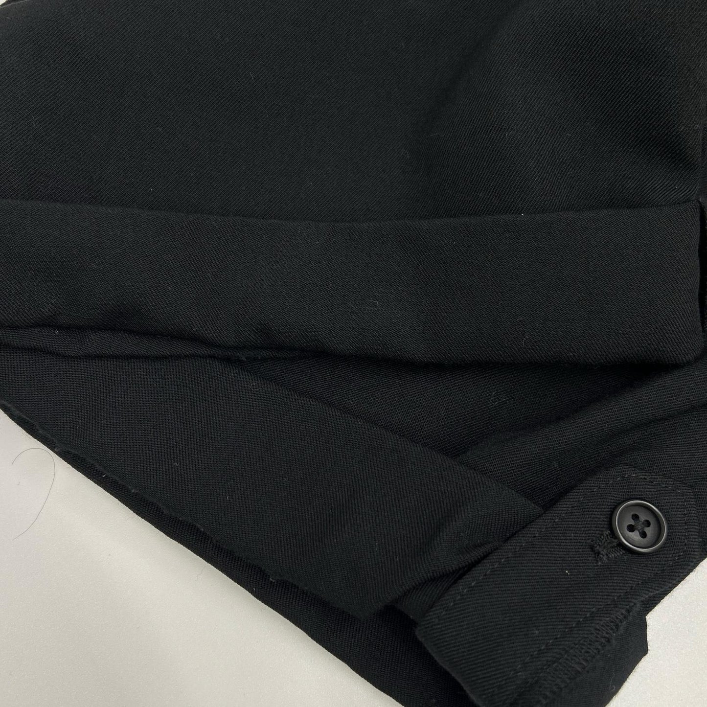 Yohji Yamamoto POUR HOMME 山本耀司男装 HO-P71-534 黑色两褶锥形西裤 下装