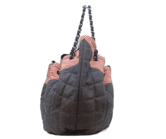 CHANEL シャネル 美品 13番 A46887 ココカバスGM キルティング チェーン ショルダーバッグ