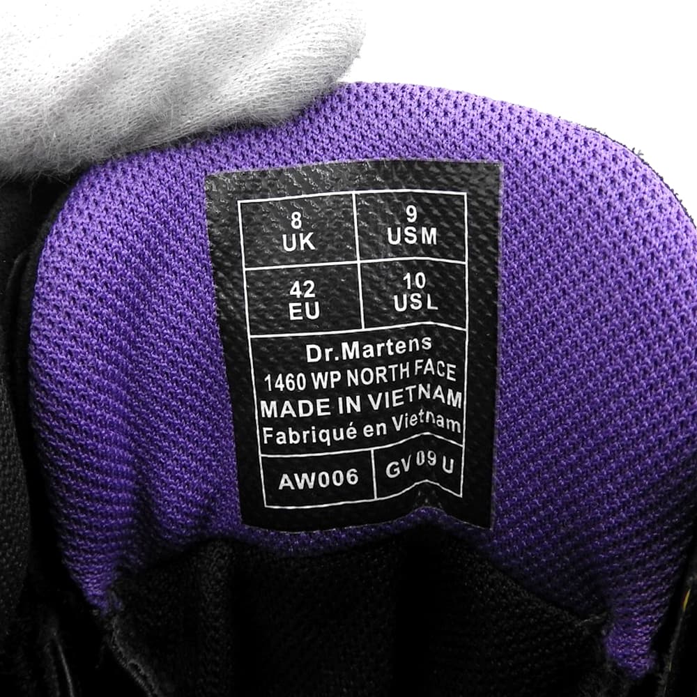 THE NORTH FACE PURPLE LABEL ザ ノースフェイス パープルレーベル 9ホールブーツ シューズ メンズ 黒 ブラック 8 シューズ