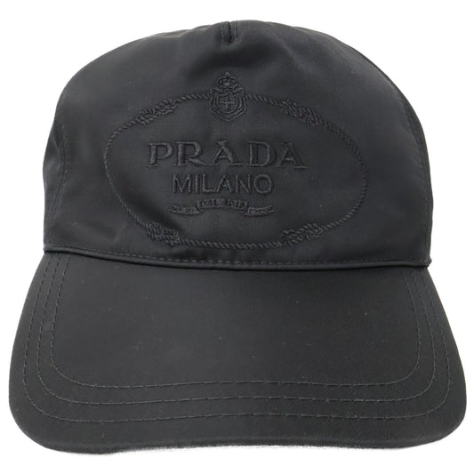 PRADA プラダ 1HC179 2DMI ロゴ刺繍 ナイロン キャップ 帽子