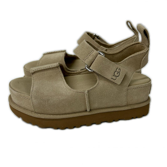 UGG アグ 【美品】1167356 Goldenstar Hi ゴールデンスター ハイ プラットフォーム サンダル シューズ