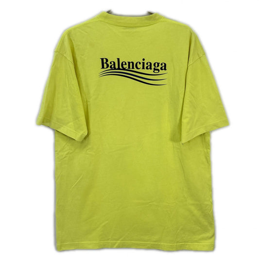 BALENCIAGA バレンシアガ 20年 641655 イエロー Tシャツ トップス