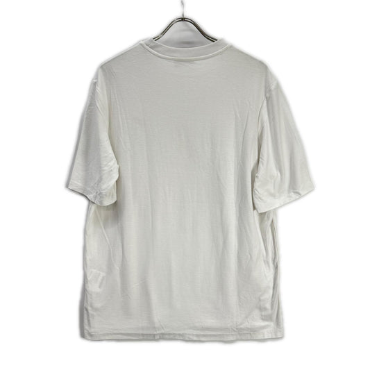 PRADA プラダ UJN897 ホワイト コットン×ナイロン テクニカルコットンTシャツ トップス