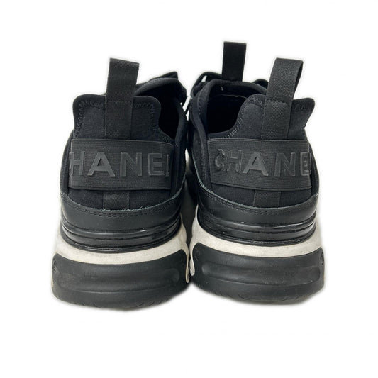 CHANEL シャネル G35618 ココマーク ミックスファイバー ローカット スニーカー シューズ