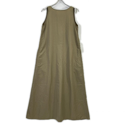BIRROT ビロット 23SS 23-040-570-0004 カーキ ノースリーブ ロング ワンピース ワンピース