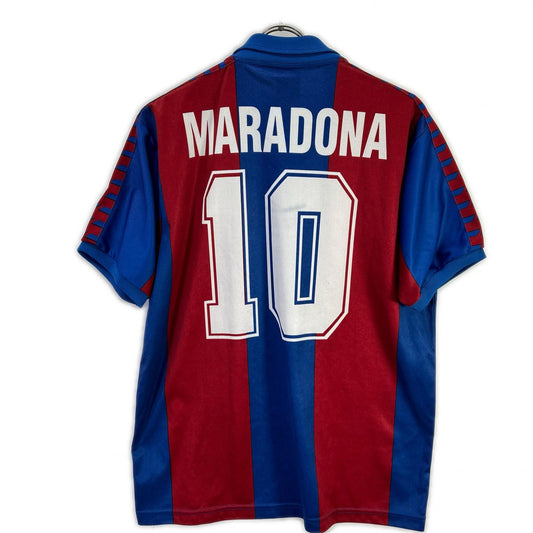 その他ブランド Milla 1982-1984 82-84 F.C.B バルセロナ マラドーナ 10 復刻 レプリカ ユニフォーム Tシャツ トップス