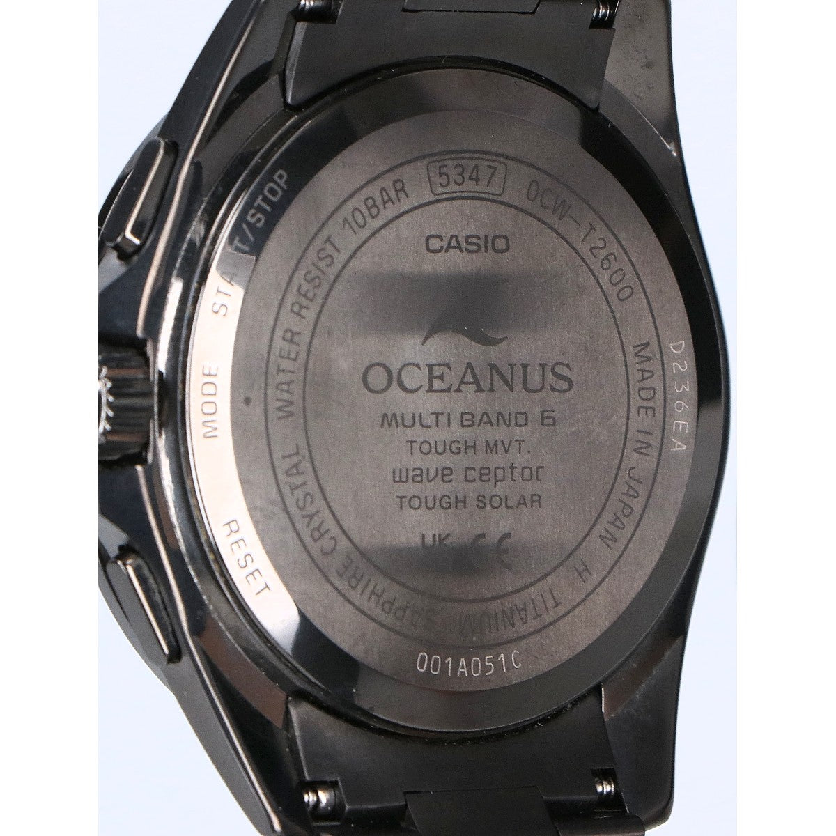 CASIO カシオ 【美品】OCW-T2600JB-1AJF Classic Line OCEANUS オシアナス マルチバンド6 タフソーラー電波 腕時計