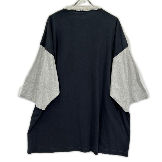 BALENCIAGA バレンシアガ 21SS 699190 ロゴ刺繍UNITY7分袖Tシャツ トップス