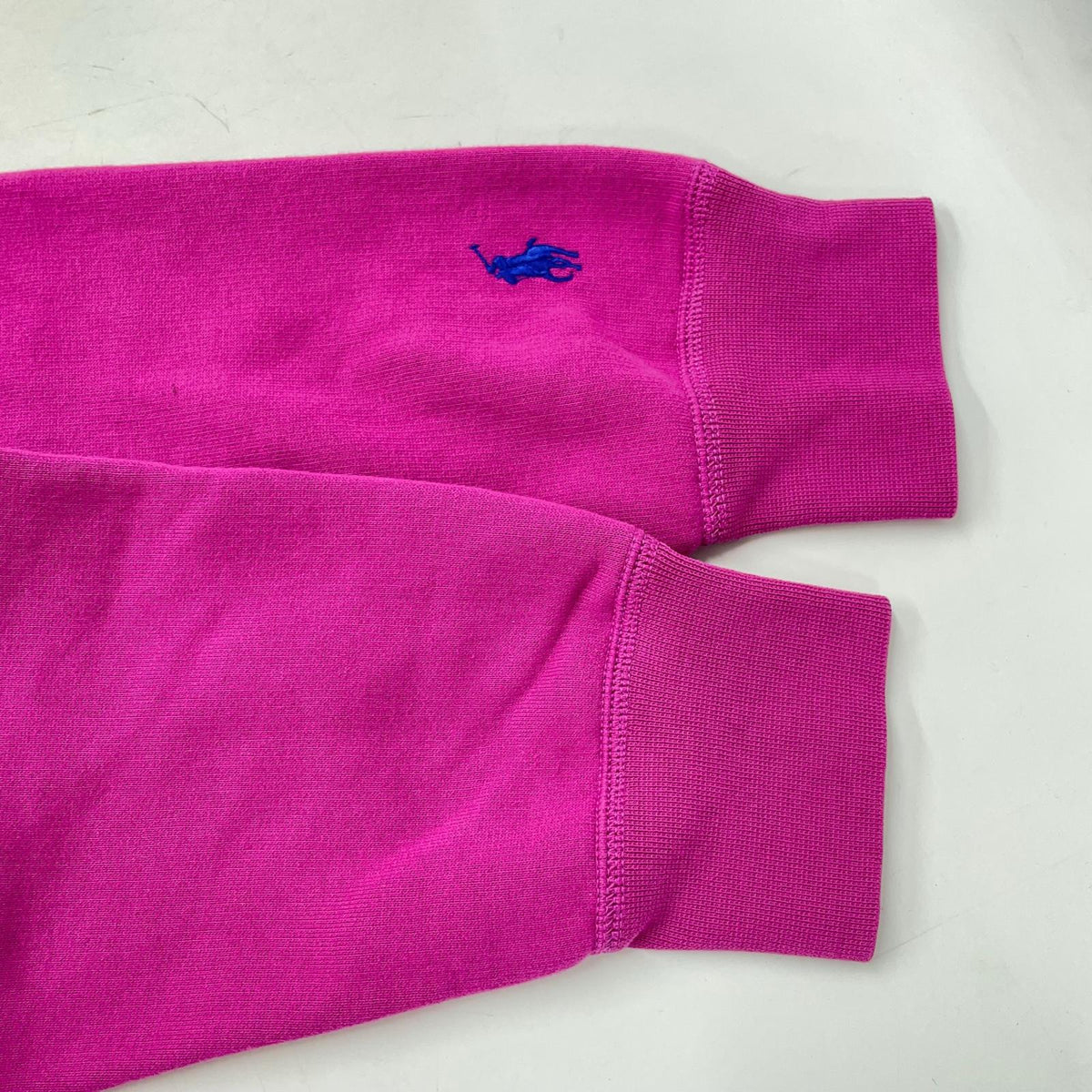 POLObyRalphLauren ポロラルフローレン パープル 現行QRコードタグ ビッグフィットフリースパーカー トップス