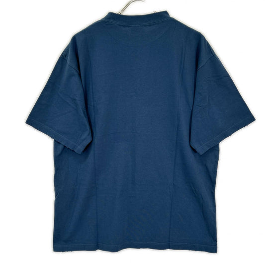 BALENCIAGA バレンシアガ 24年 ネイビー 764235 TSVC9 BBロゴTシャツ トップス