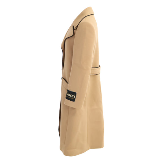 GUCCI Gucci 【Excellent condition/Domestic authorized】652015 Wool single-breasted long coat