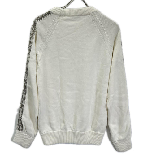 DIOR ディオール 113M638AT187 ホワイト オブリーク トロッター 長袖ニット トップス