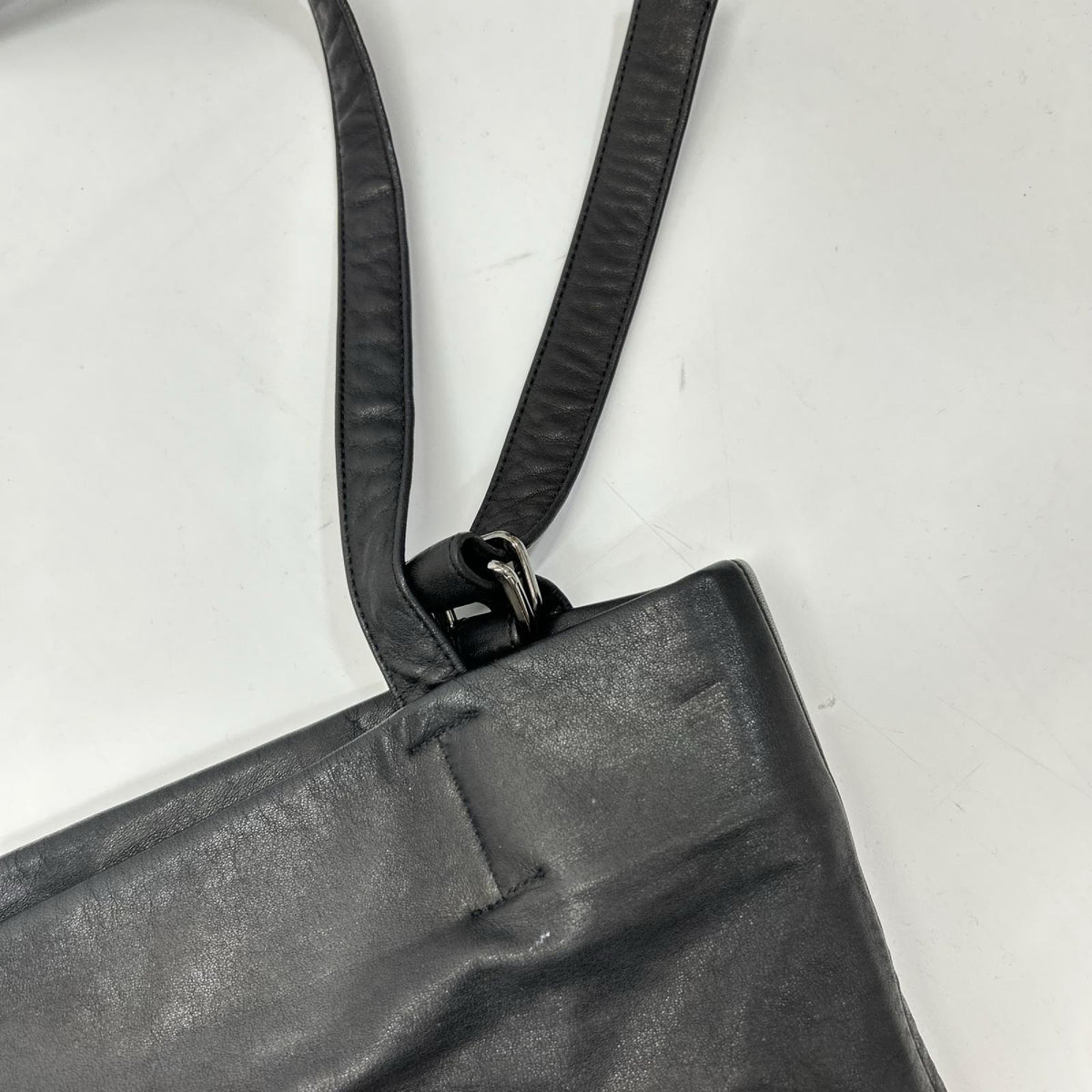 discord Yohji Yamamoto ディスコード ヨウジヤマモト DA-172-798 Unevenness tote カウレザー トートバッグ