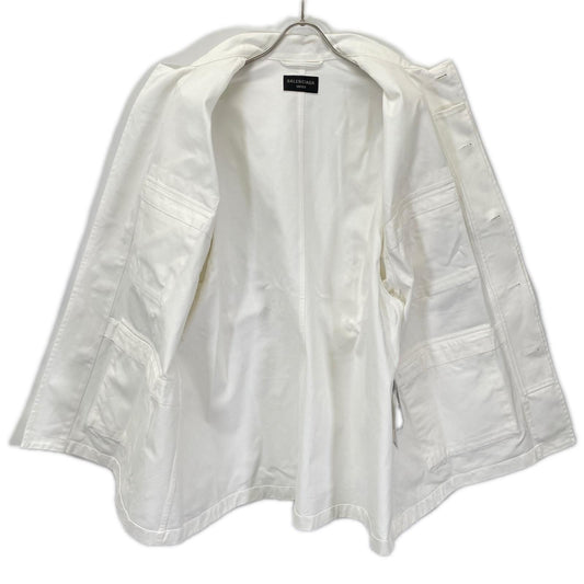 BALENCIAGA バレンシアガ 720159 22年 UNISEX ホワイト カーゴジャケット ジャケット
