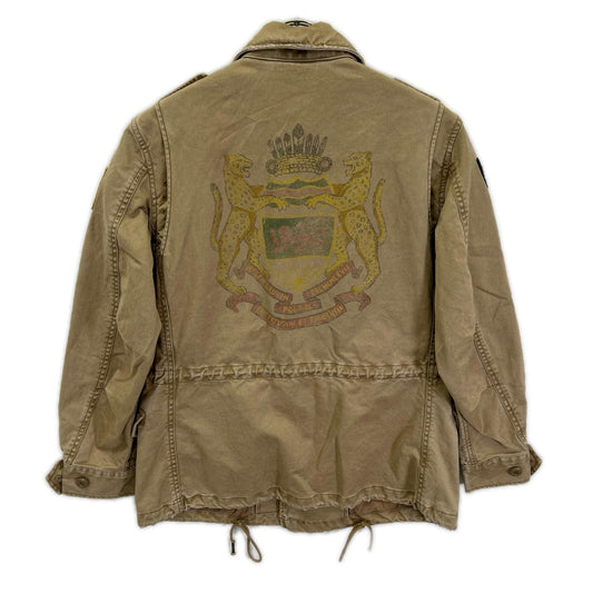 POLObyRalphLauren ポロラルフローレン ベージュ ワッペンデザイン ミリタリージャケット ジャケット