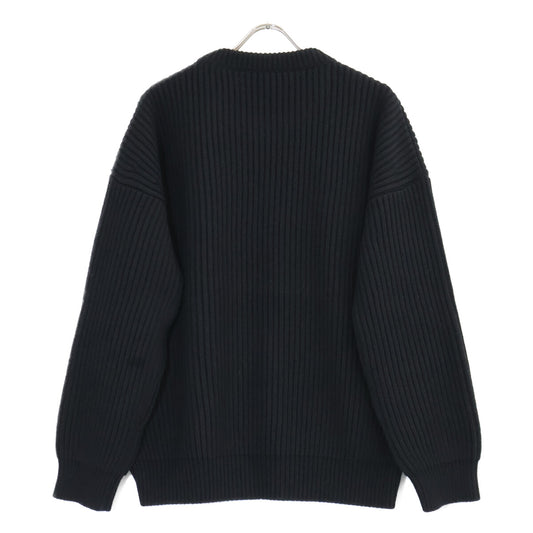 DOLCE&GABBANA ドルチェアンドガッバーナ GXK11T JAWH1 ブラック DGロゴ カシミヤニットセーター トップス