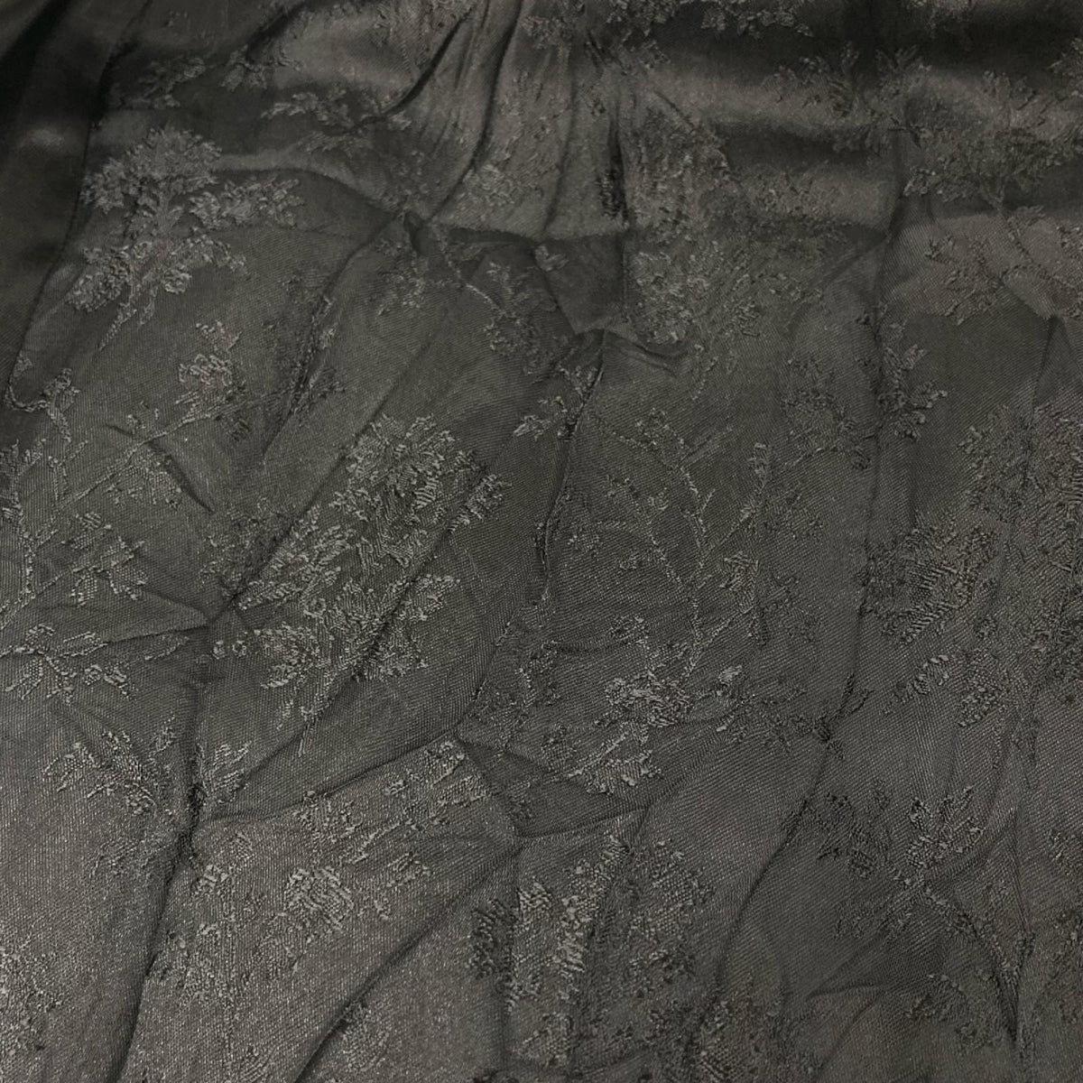 BALENCIAGA バレンシアガ 21年 680308 ブラック シャドーボタニカル シフォンスカート スカート