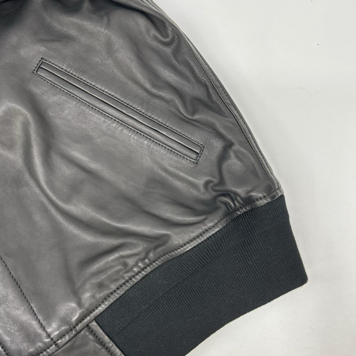 POLObyRalphLauren ポロラルフローレン ブラック レザージップアップパーカー トップス