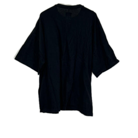 Rick Owens リックオウエンス ×Champion CM01E1675-CHJG ブラック フロント刺繍 ロングTシャツ トップス