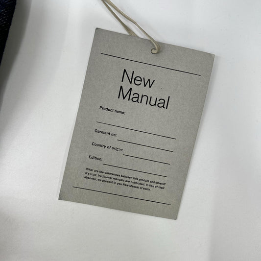 New Manual ニューマニュアル 2026SSPT-YY-0001 インディゴ #002 1942 ONE-WASHED LV JEANS/デニムパンツ ボトムス