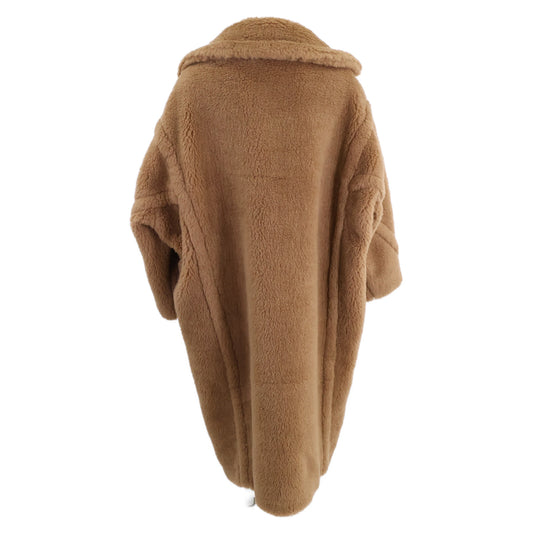 Max Mara マックスマーラ 【美品/国内正規】10161313600 キャメルxシルク テディベア アイコン コート