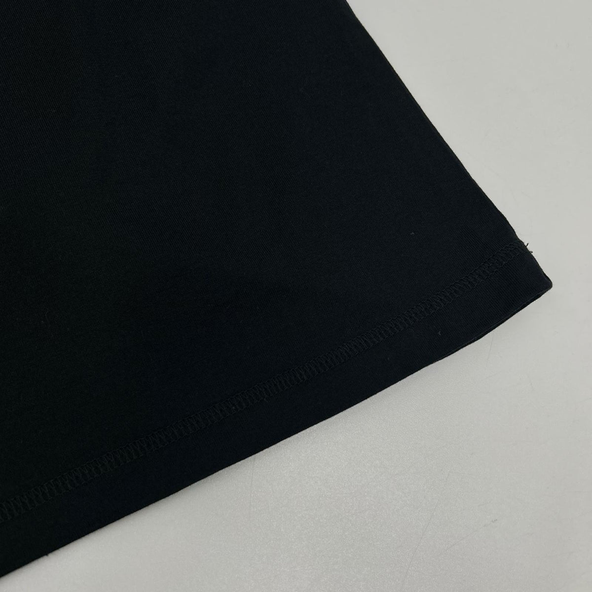 HERMES エルメス 6E4615DA ブラック H刺繍 コットン Tシャツ トップス