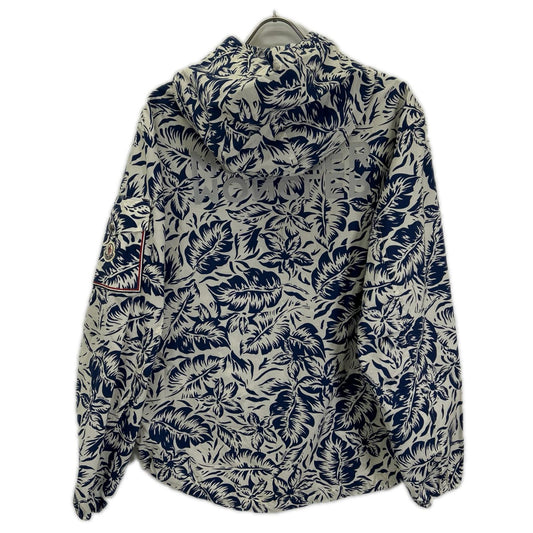 MONCLER モンクレール 22SS ホワイト×ネイビー ボタニカル EBIZO ジップアップジャケット ジャケット