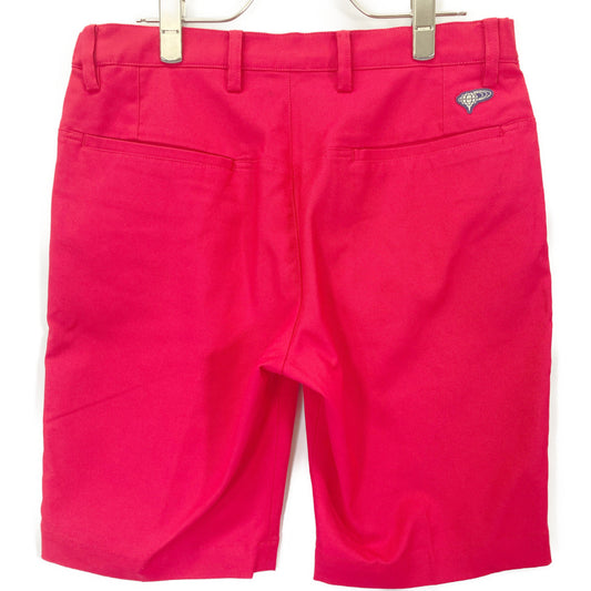 BEAMS GOLF Pink Shirring Oxford Shorts Bottoms