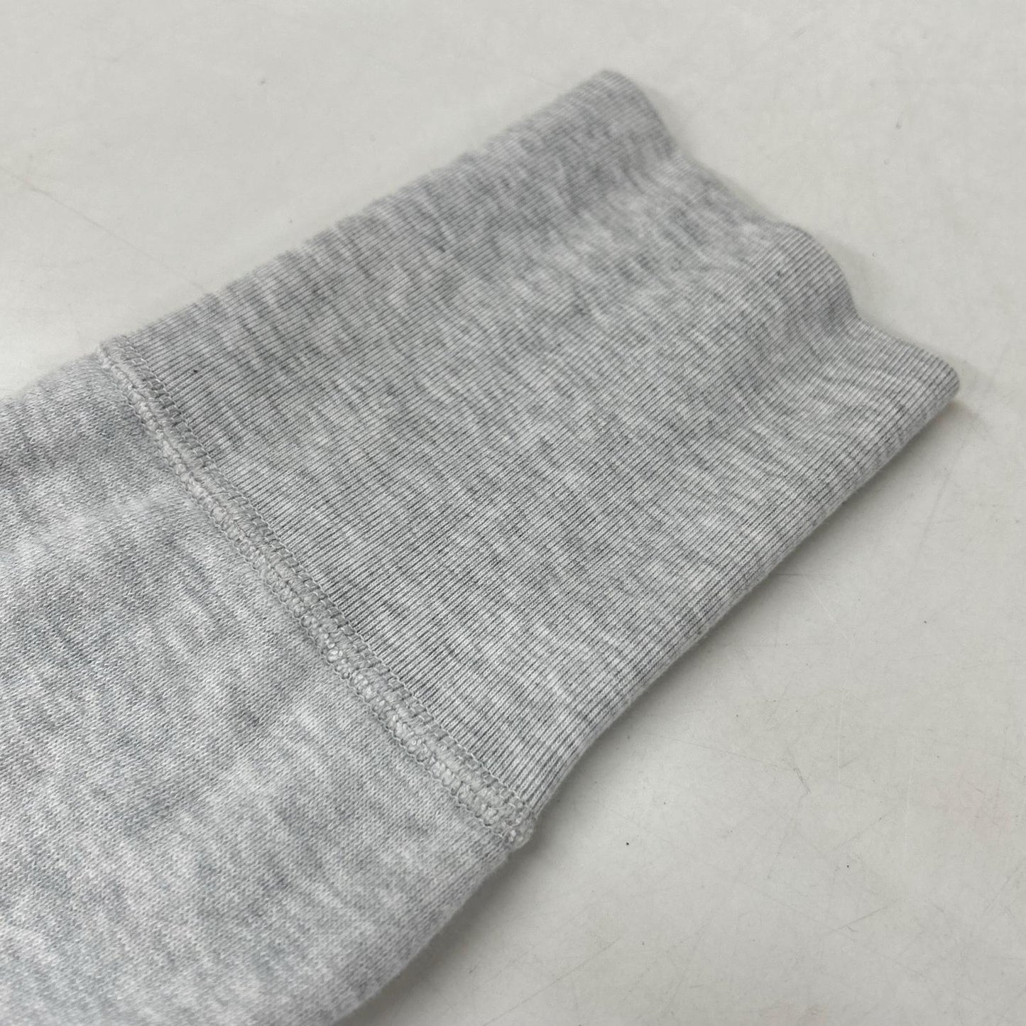 GALERIE VIE Grey Cotton Jersey Hooded Parka Top S